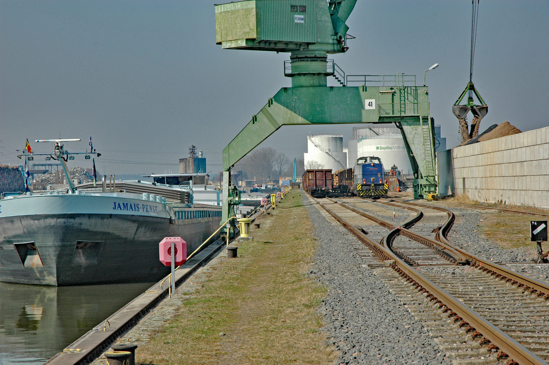 bayernhafen Aschaffenburg Main Hafen ContainerTerminal